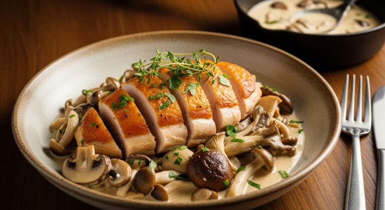 Chicken and mushroom recipe