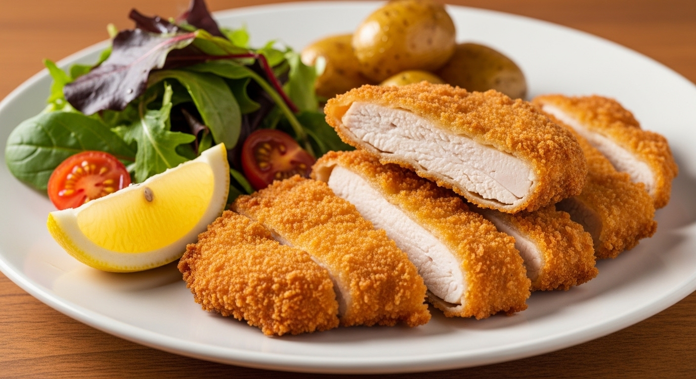 Breaded Chicken Recipe – Crispy Golden Chicken Cutlets