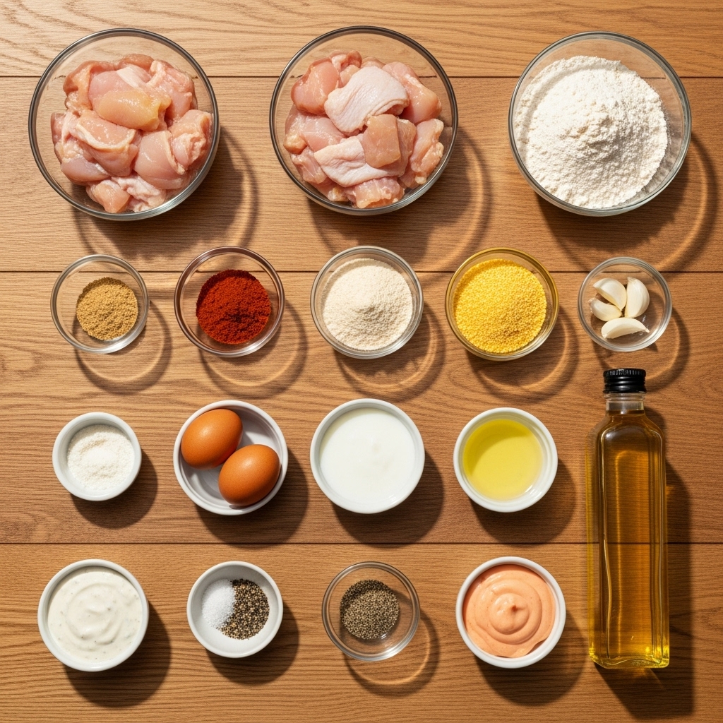 Popcorn Chicken Ingredients