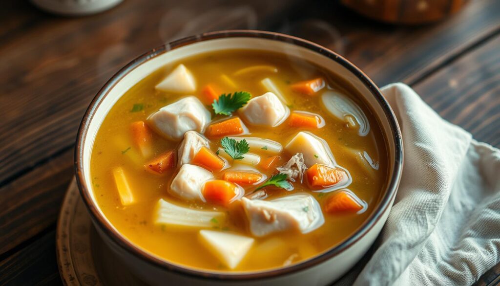 comforting chicken soup recipe