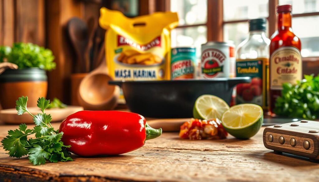 essential ingredients and kitchen tools