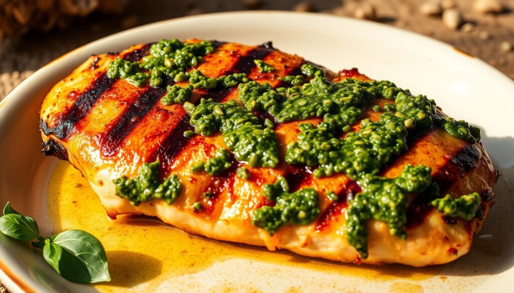grilled pesto chicken grilled pesto chicken
