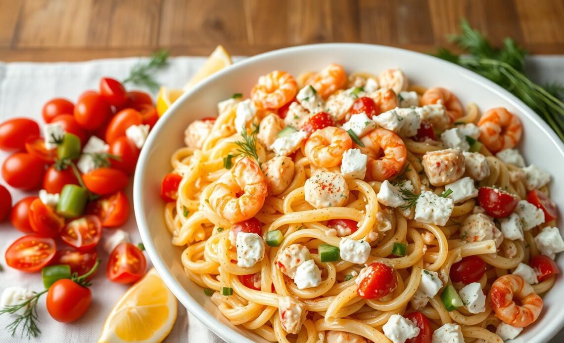 seafood pasta salad recipe
