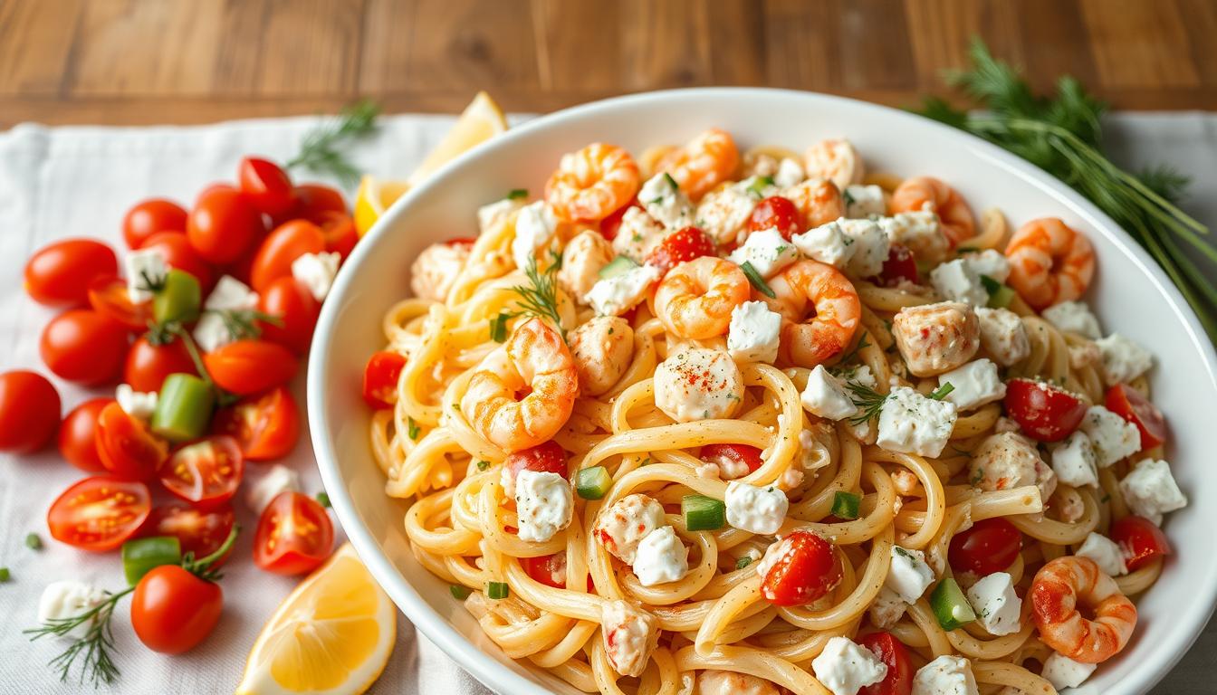 seafood pasta salad recipe