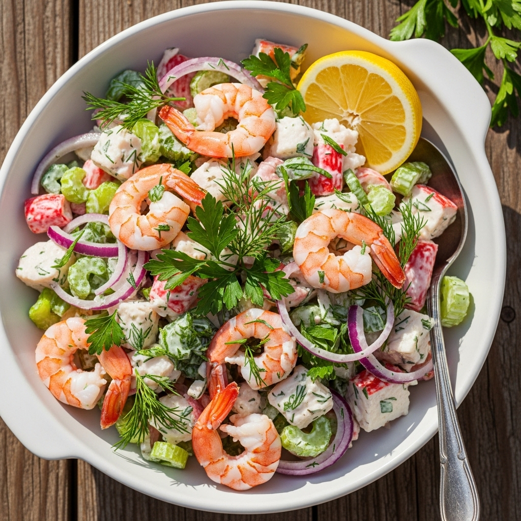 How to Make a Seafood Salad Recipe in 20 Minutes