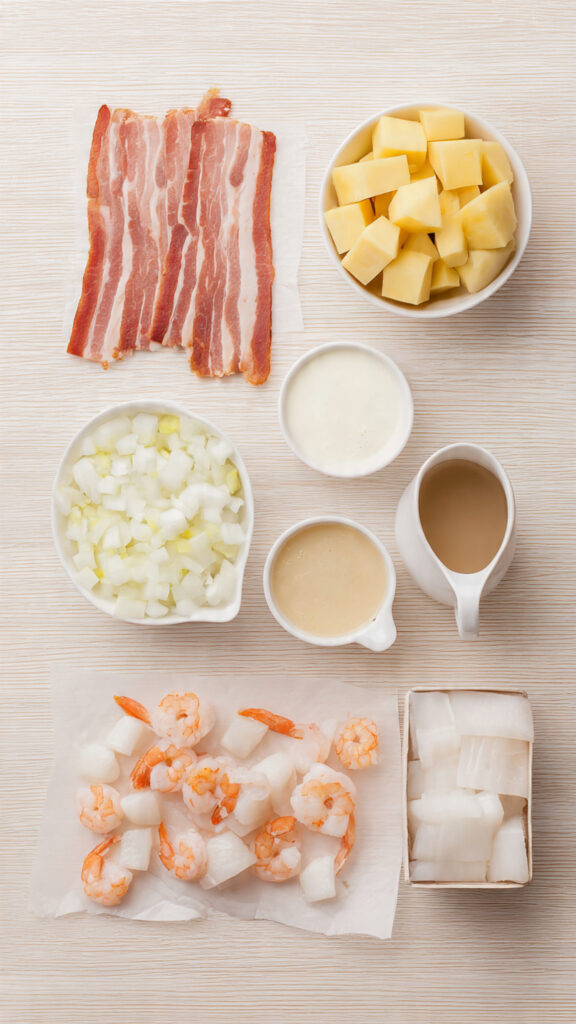 6 Ingredients for a Simple Seafood Chowder Soup Recipe