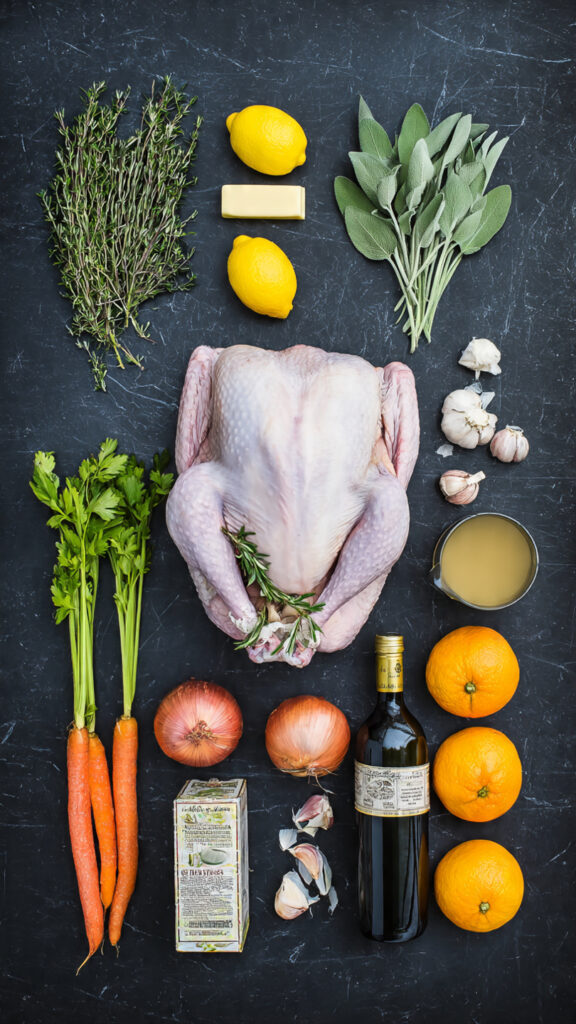 Ingredients for the Gordon Ramsay Turkey Recipe
