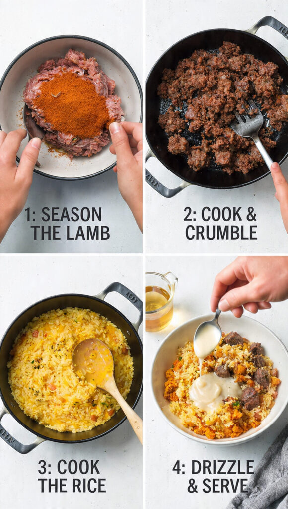 How to Make Lamb Over Rice (2)