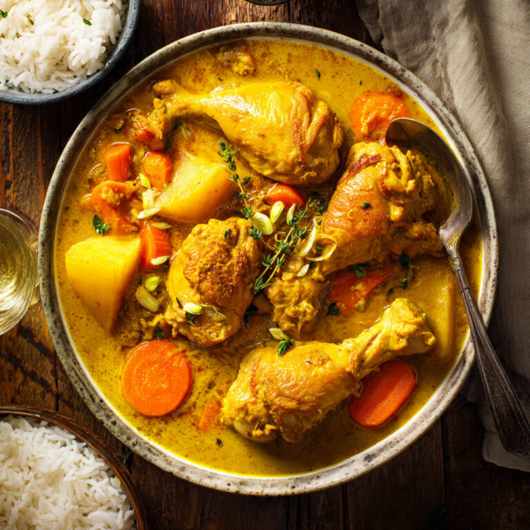Authentic Spicy Jamaican Curry Chicken