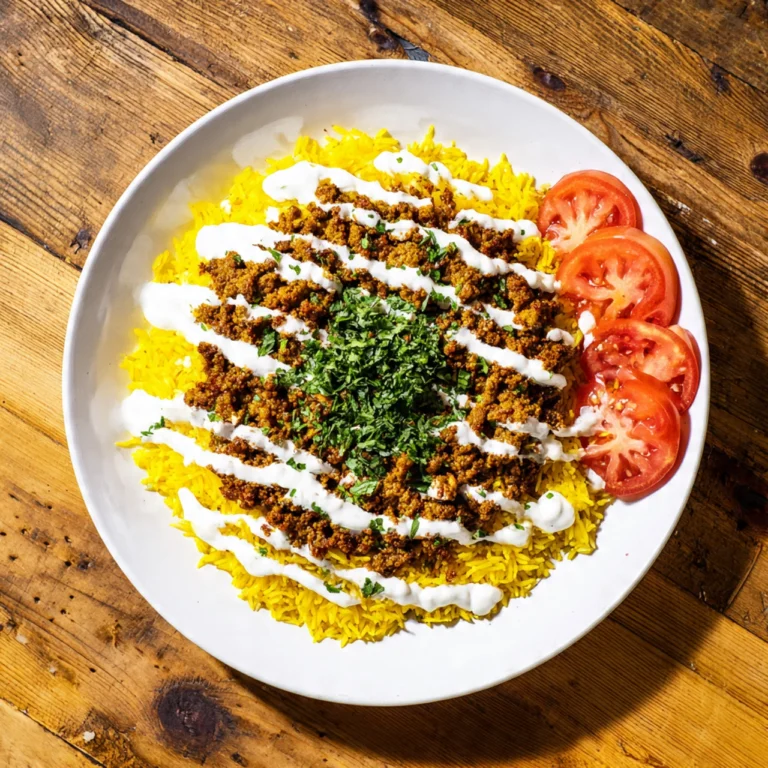 Ingredients for Lamb Over Rice