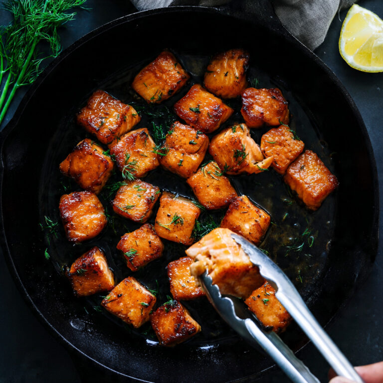 Salmon Bites Recipe: 15-Minute Appetizer Or Dinner
