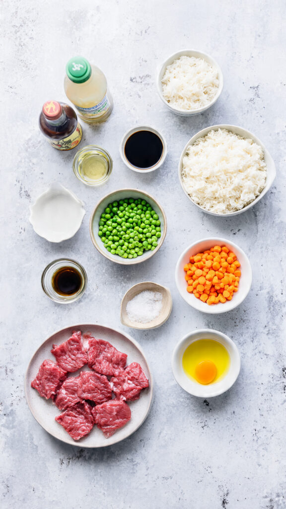 Easy Hibachi at Home Ingredients