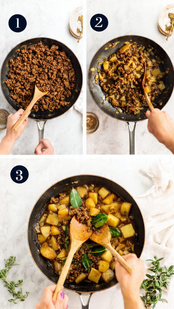 How to Make Ground Lamb with Potatoes - Step by Step Guide