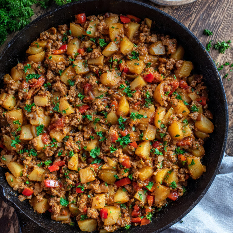 Ground Turkey with Potatoes - Final Dish