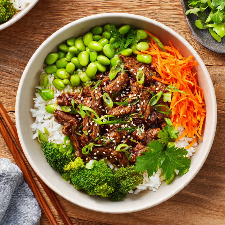 Hot Honey Beef Bowl - Sweet and Spicy Perfection