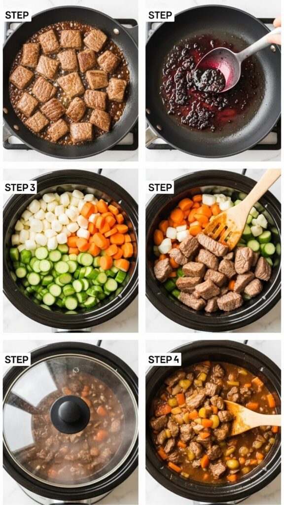 How to Make Perfect Slow Cooker Beef Stew Step by Step