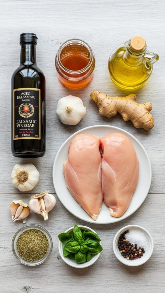 Ingredients for Balsamic Chicken Recipe