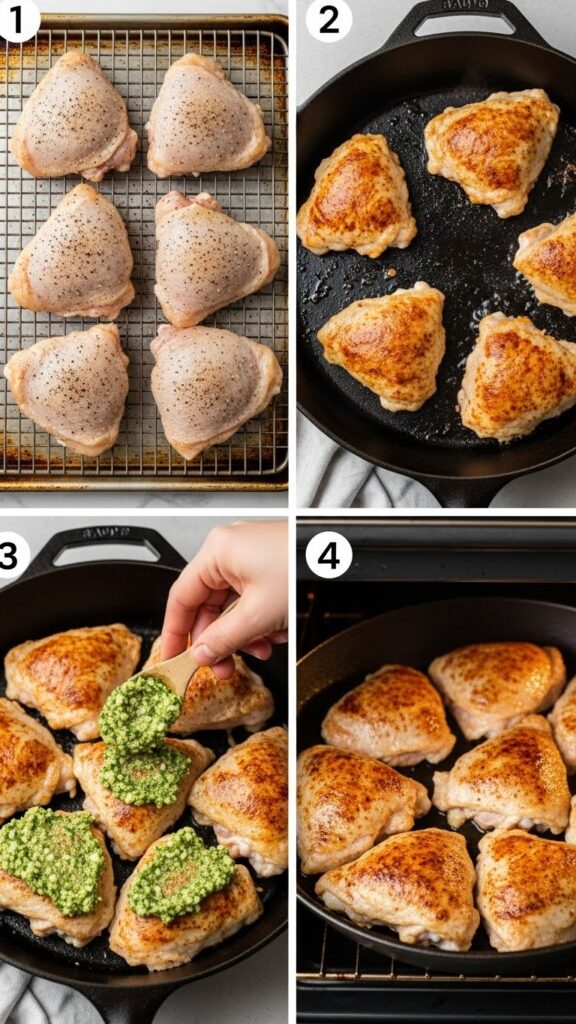 How to Make Bobby Flay's Chicken Thighs Recipe - Step by Step