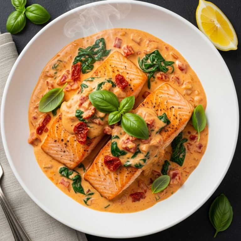 Marry Me Salmon - Final Dish