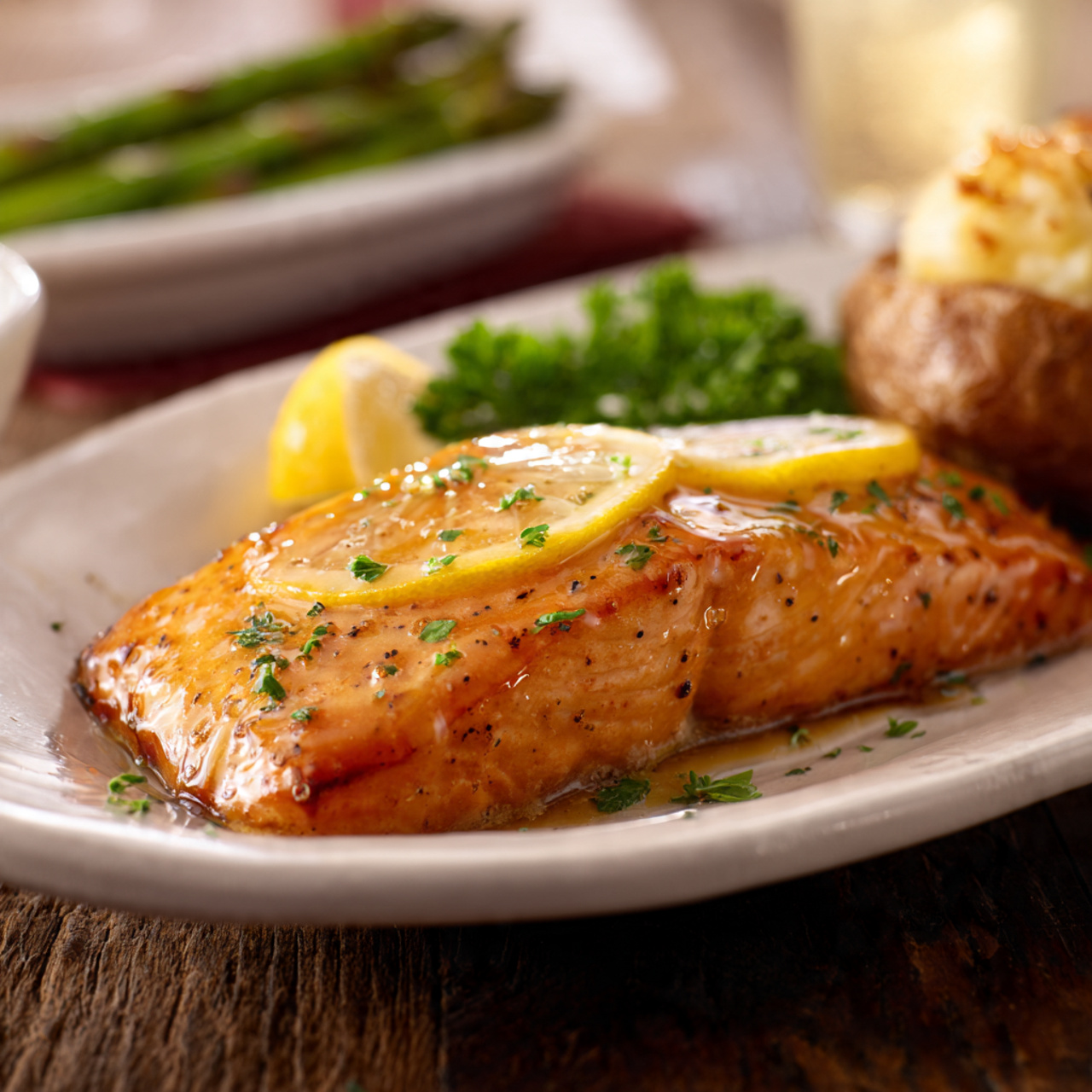 Texas Roadhouse Salmon Recipe - Perfect Butter Lemon Pepper Glazed Salmon