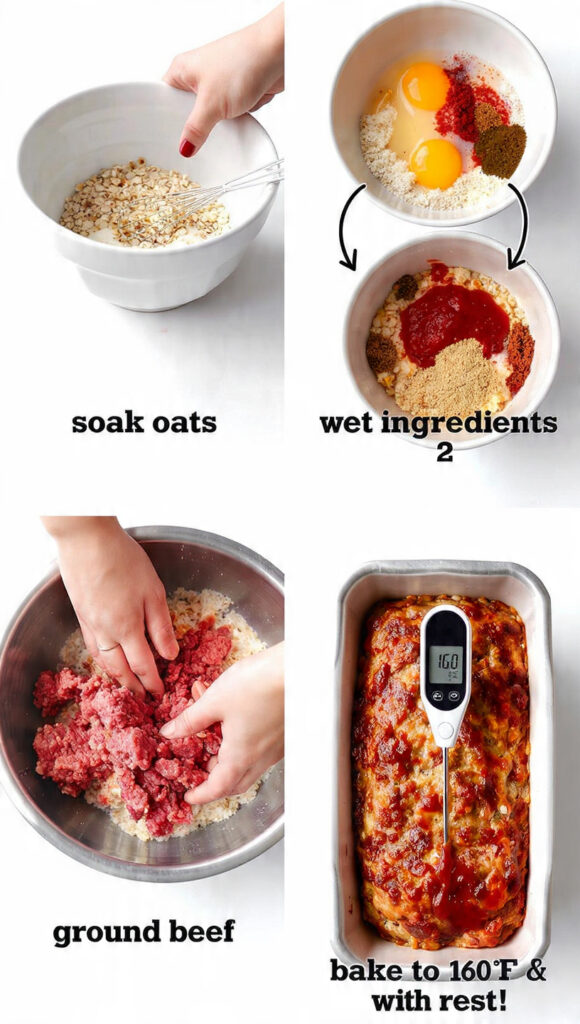 How to Make Oatmeal Meatloaf: Key Steps