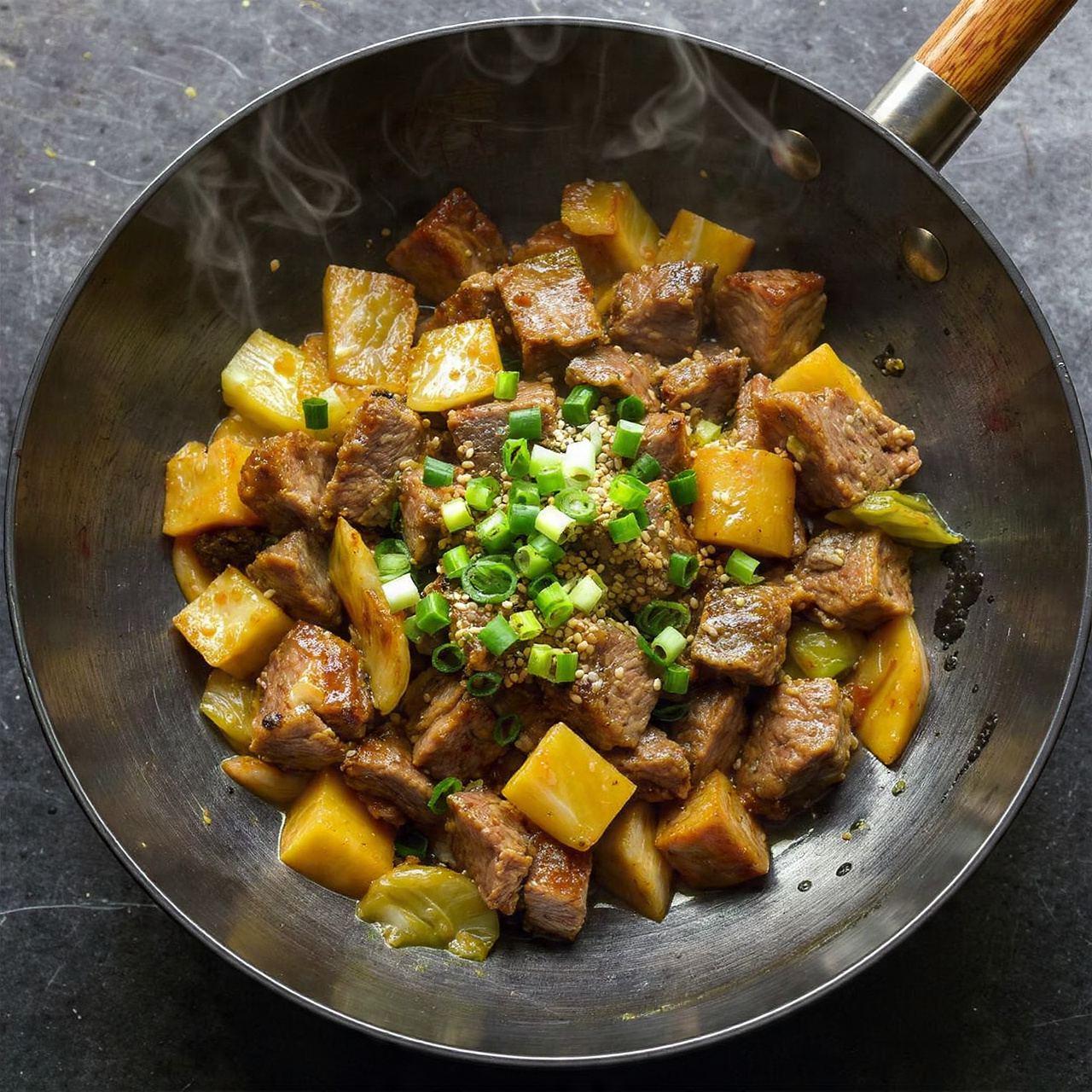 Chinese Beef Cabbage - Final Dish