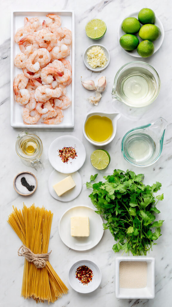 Cilantro Lime Shrimp Scampi Recipe Ingredients - Everything You Need for Success
