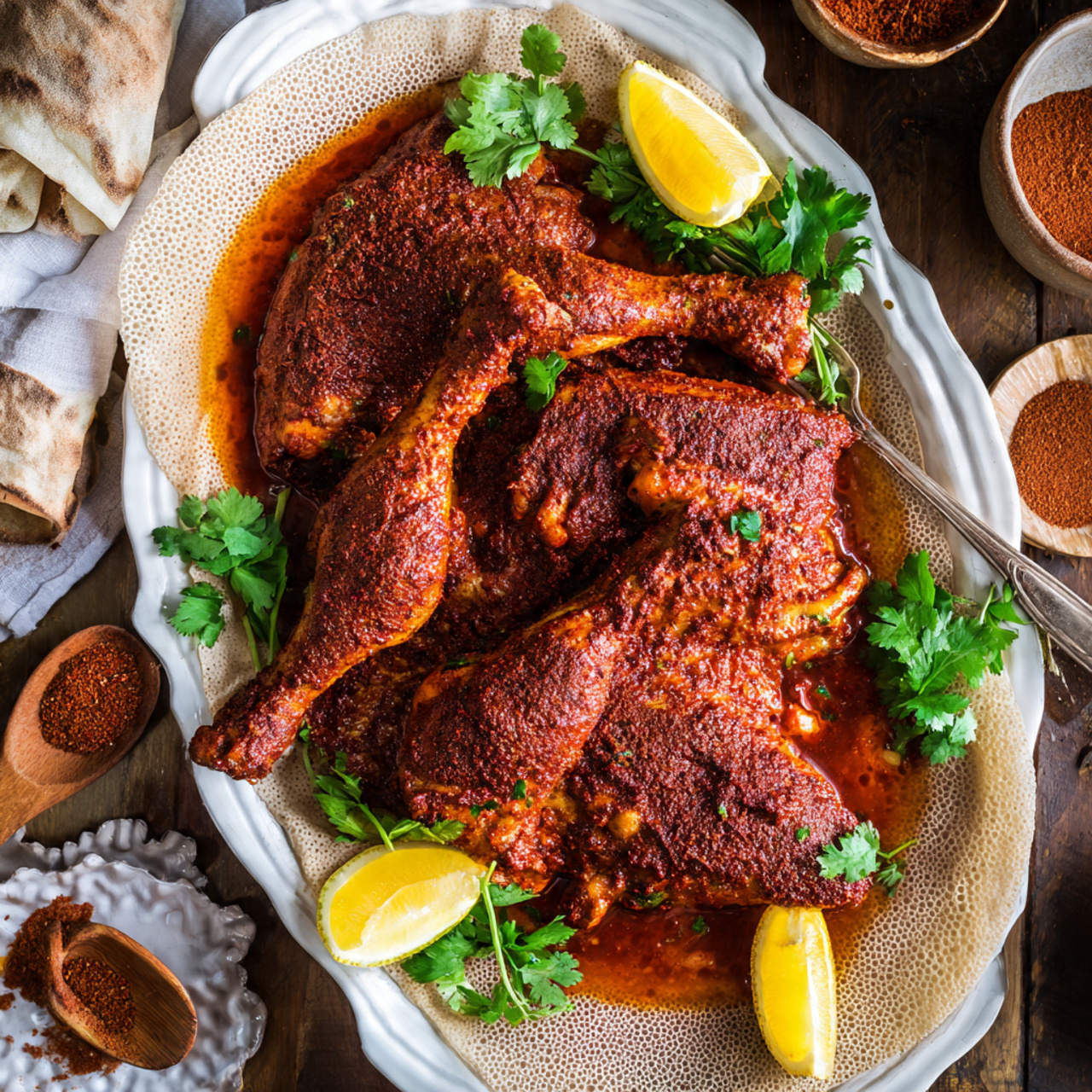 Ethipian berbere chicken