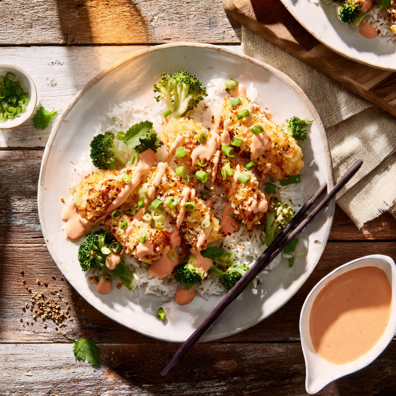 Bang Bang Chicken - Crispy Golden Perfection with Creamy Spicy Sauce
