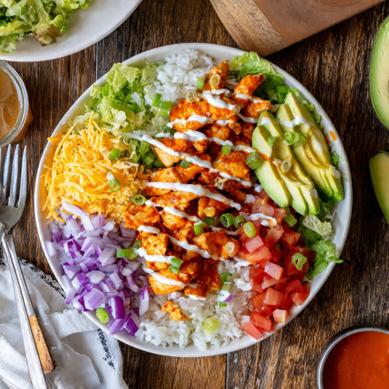 Buffalo Chicken Bowls Recipe - Easy Healthy Dinner