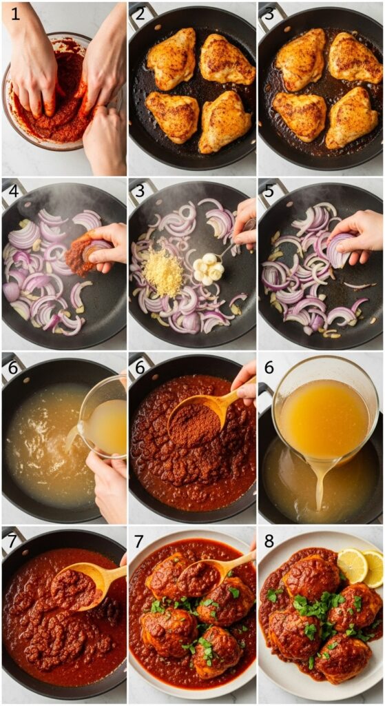 How to Make Ethiopian Berbere Chicken Step by Step
