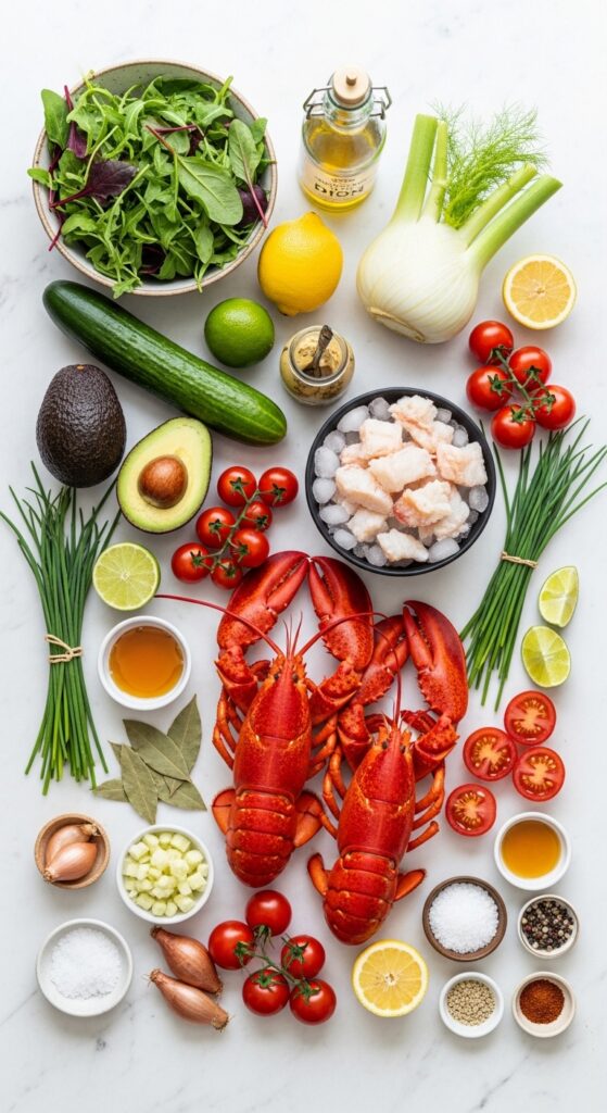 Premium Ingredients for Gordon Ramsay Lobster Salad