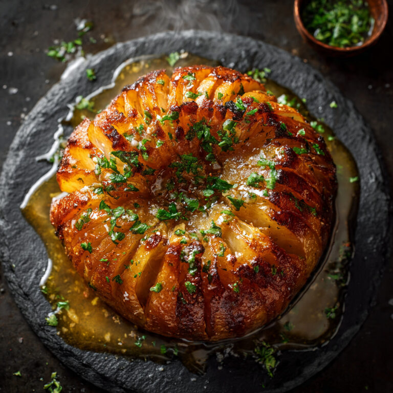 Viral Onion Boil with Cajun Garlic Butter