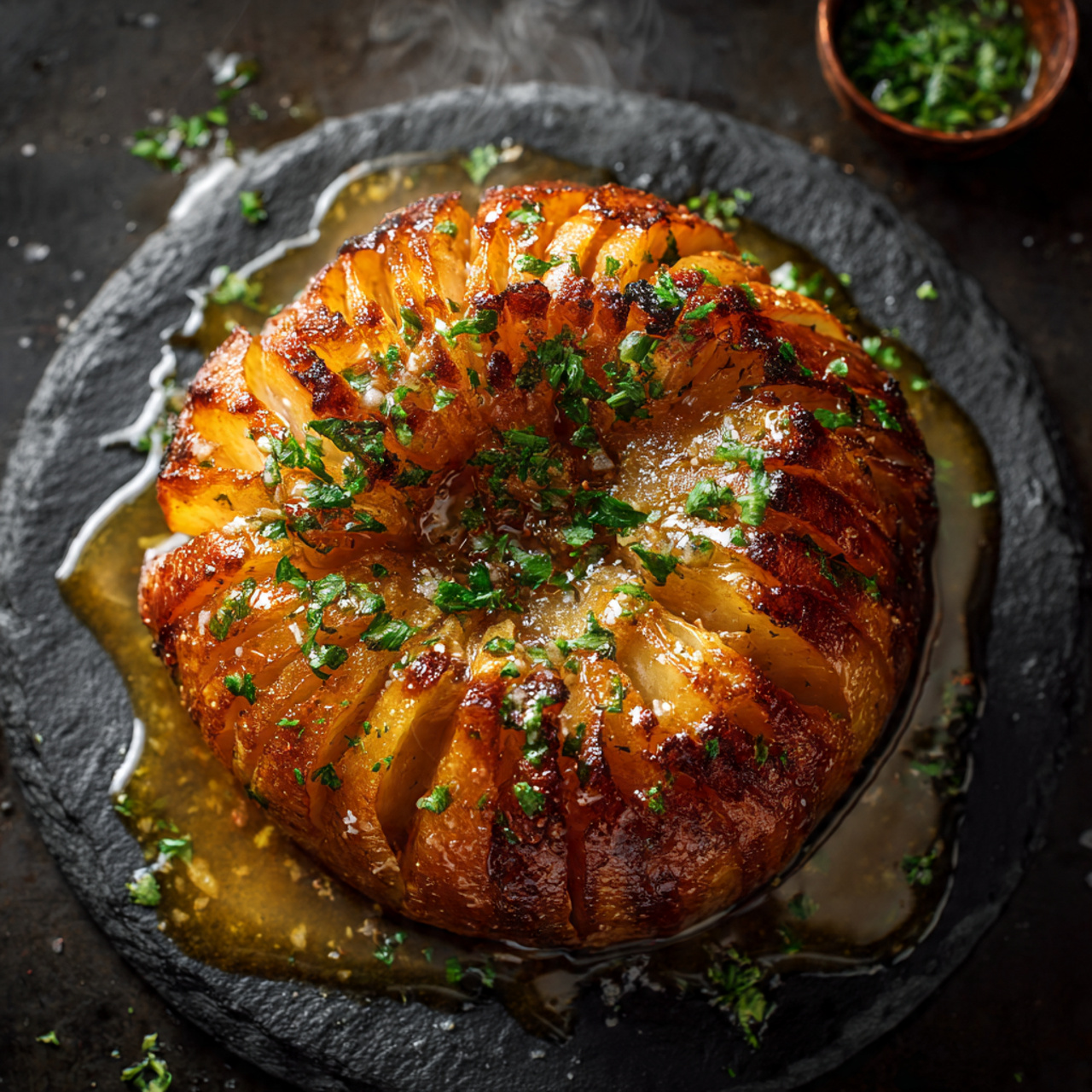Viral Onion Boil with Cajun Garlic Butter