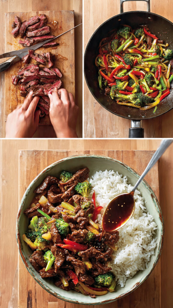 How to Make Beef & Veggie Rice Bowl with Teriyaki Sauce Step by Step