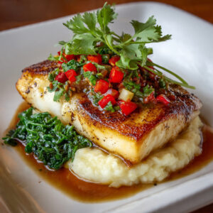 Chilean Sea Bass with Lemon Butter Sauce - Restaurant-Quality Gourmet Fish