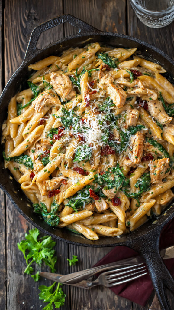 Step-by-Step Guide to Making Creamy Sun-Dried Tomato Chicken Pasta