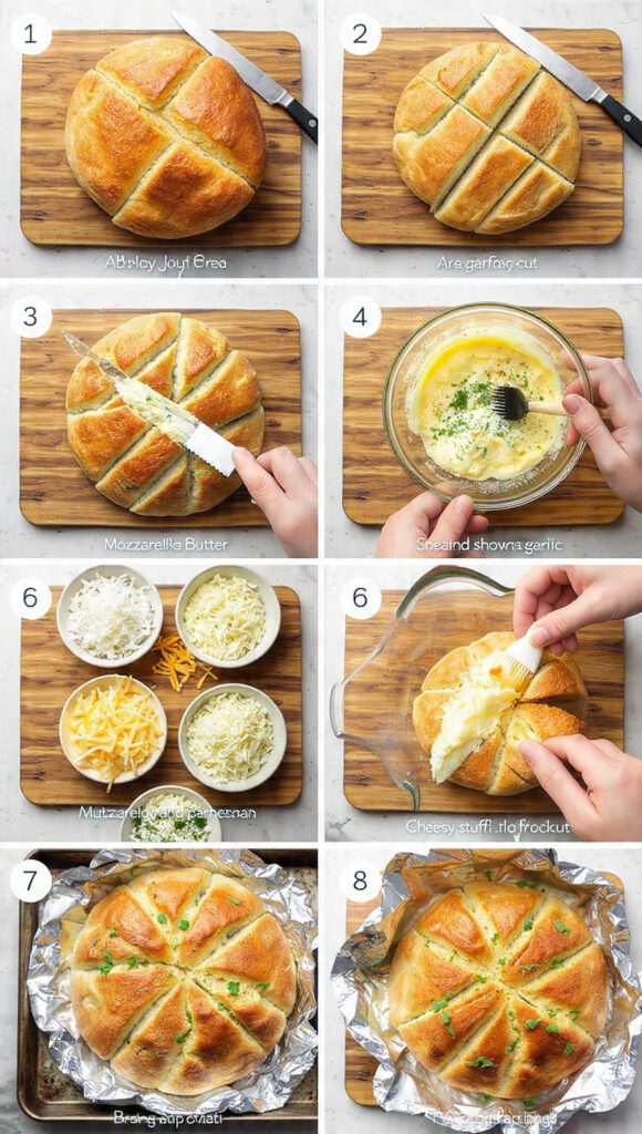 How to Make Cheesy Garlic Pull-Apart Bread – Complete Step-by-Step Guide