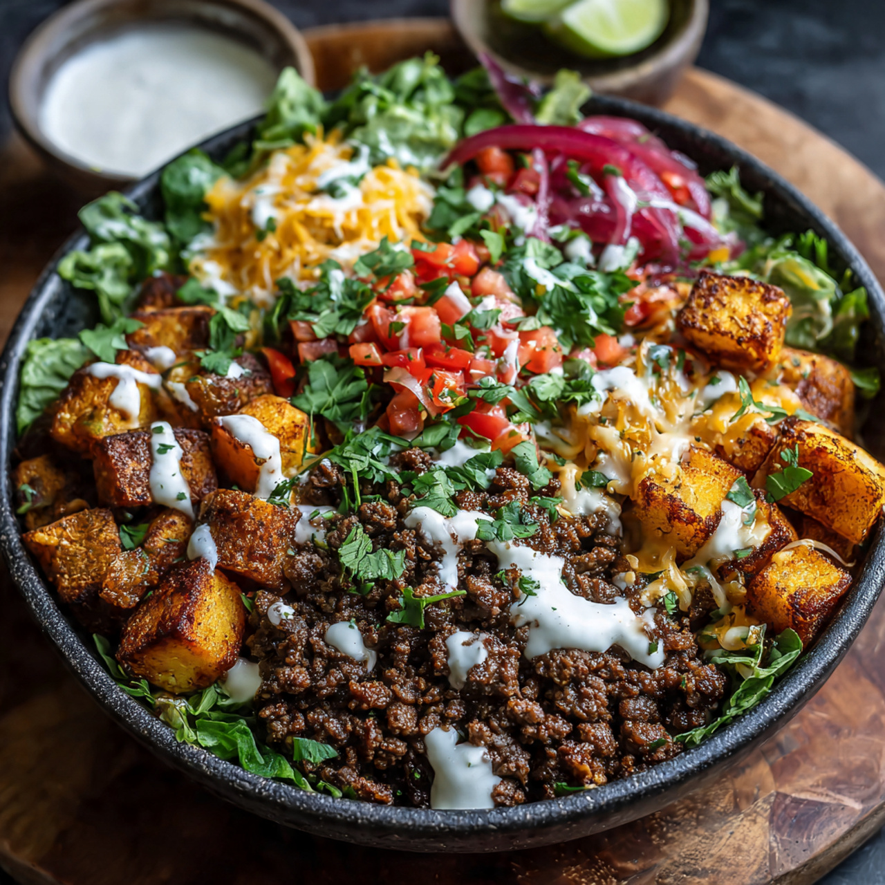 Ground Beef Shawarma Bowl - 30-Minute Mediterranean Power Meal