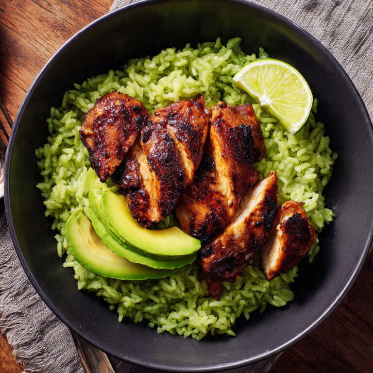 Honey Lime Chicken with Avocado Rice - Fresh Citrus Glazed Dinner