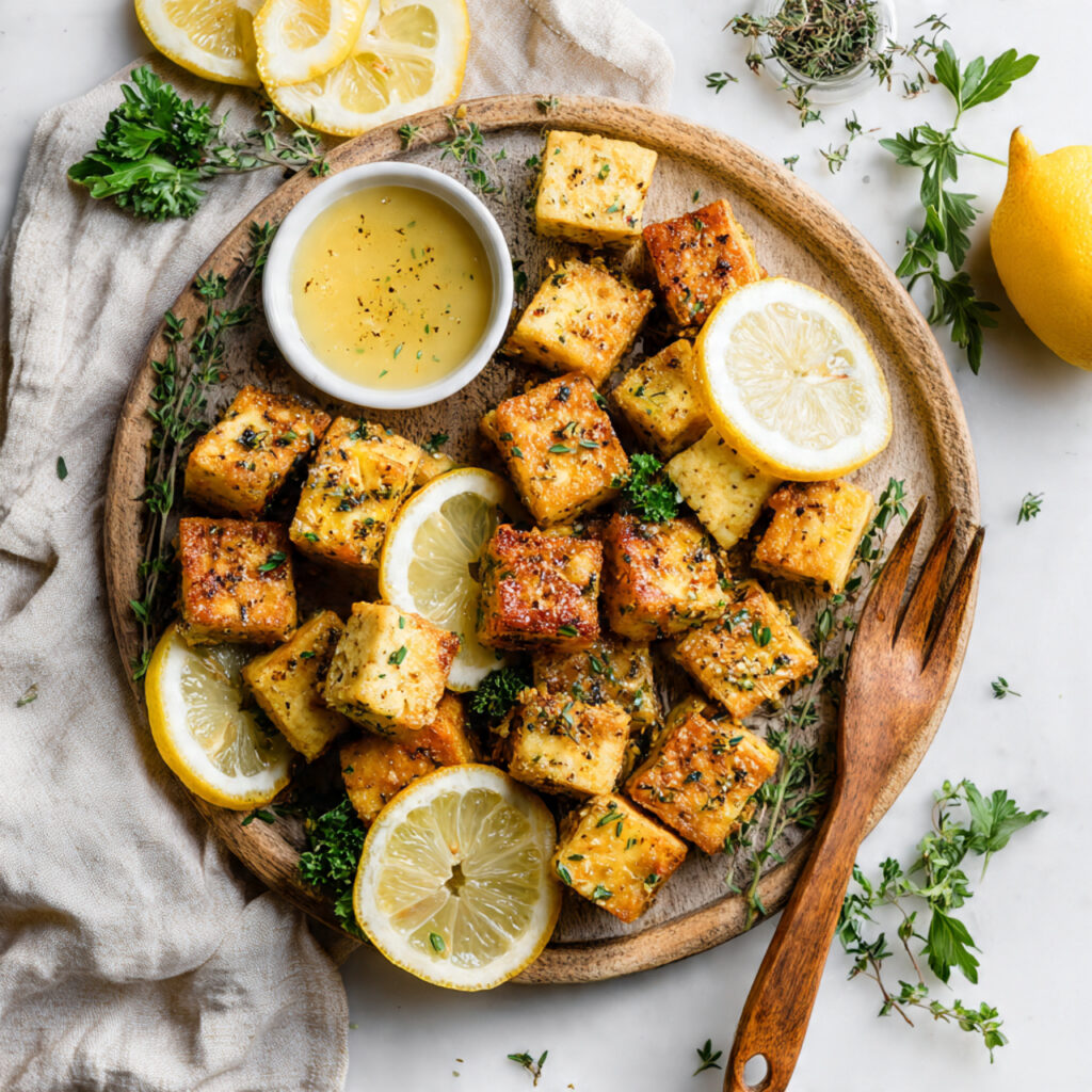 Lemon Herb Baked Tofu – Fresh & Flavorful Vegan Dish