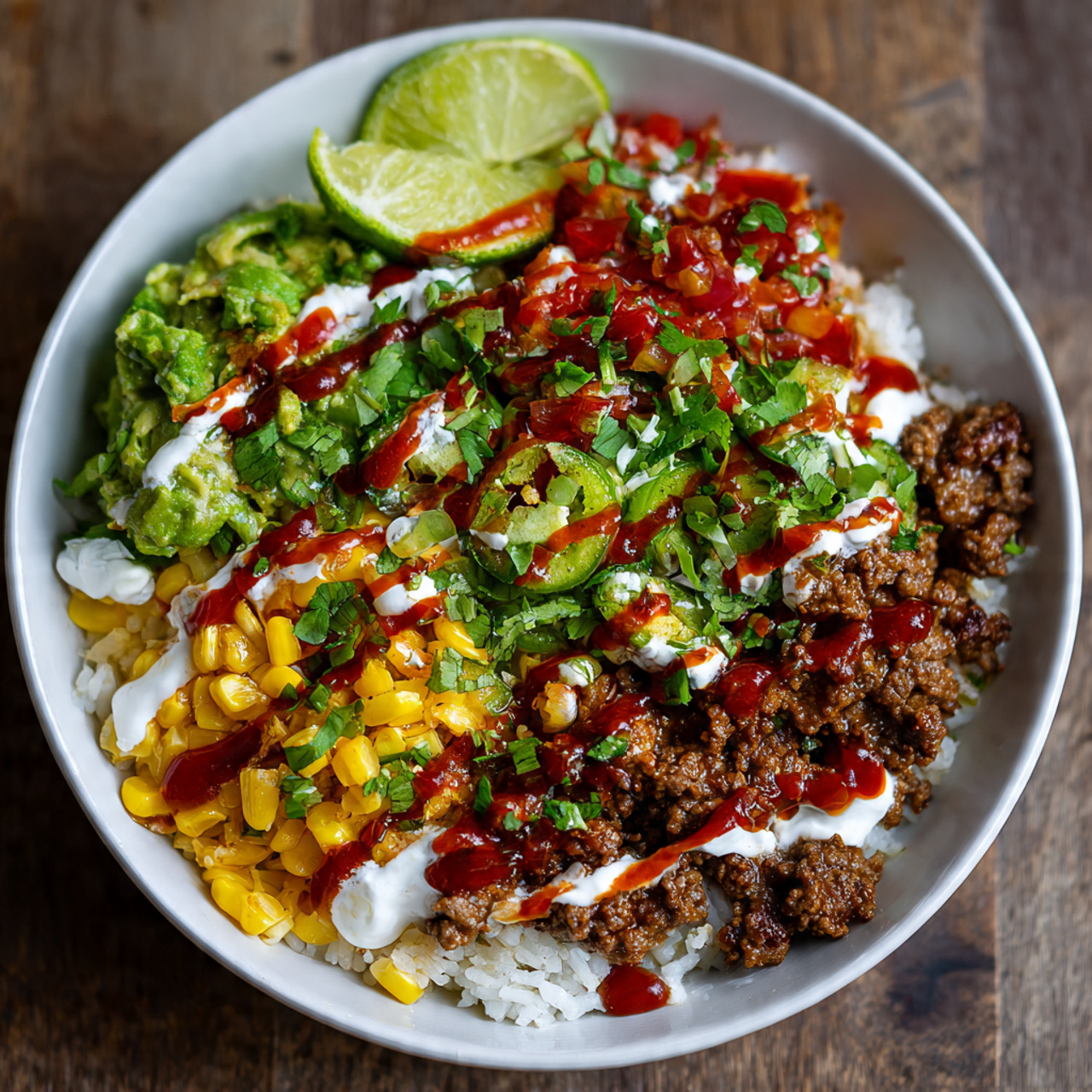 Beef Burrito Bowl Loaded with Flavor