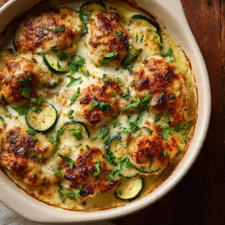 Chicken Zucchini Bake – Easy & Cheesy Healthy Dinner