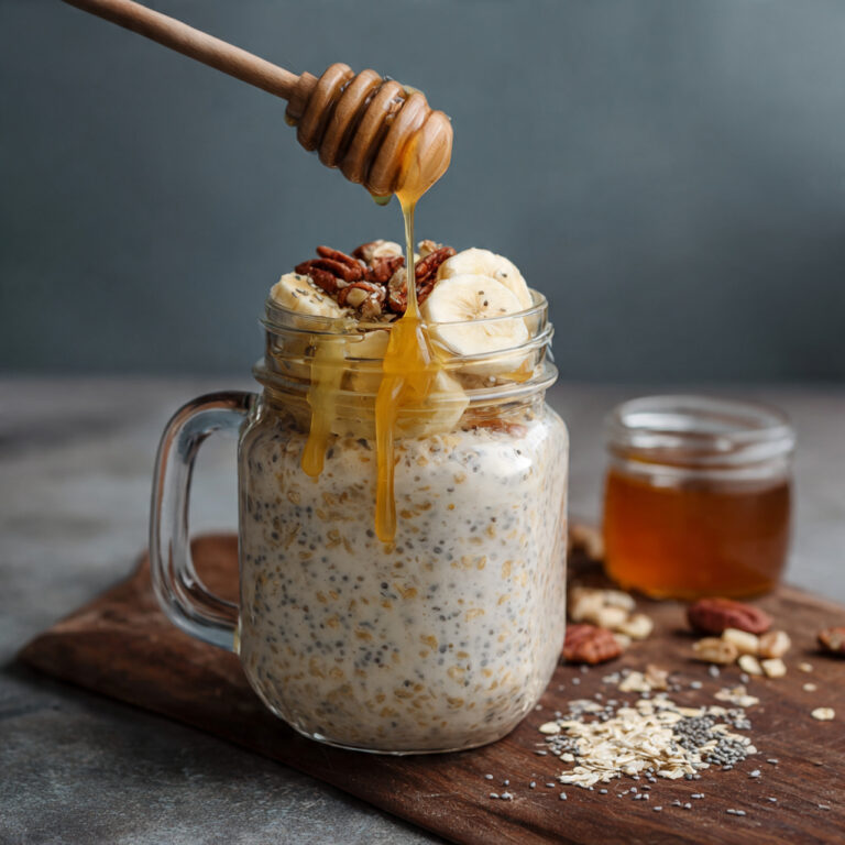 Banana Overnight Oats Recipe Naturally Sweet and Creamy