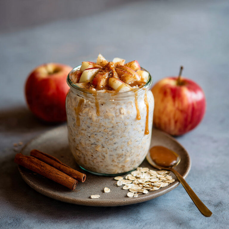 Apple Cinnamon Overnight Oats Perfect for Fall