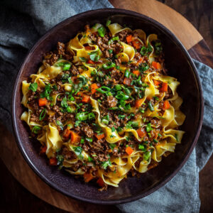 Ground Beef Noodles Quick Comfort Dinner