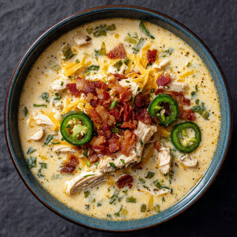 Jalapeño Popper Chicken Soup