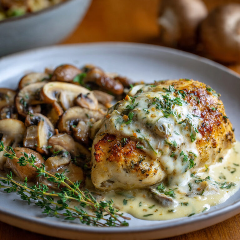 Savory Mushroom Swiss Chicken: A Simple One-Skillet Dinner