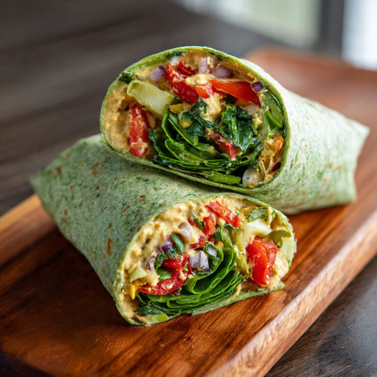 veggie hummus wrap