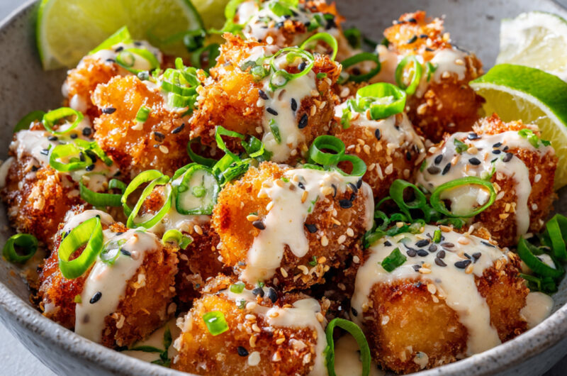 Quick way to grow your meal prep: Air Fryer Salmon Bites with Bang Bang Sauce